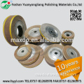 Abrasive polishing wheel for stainless steel pipe